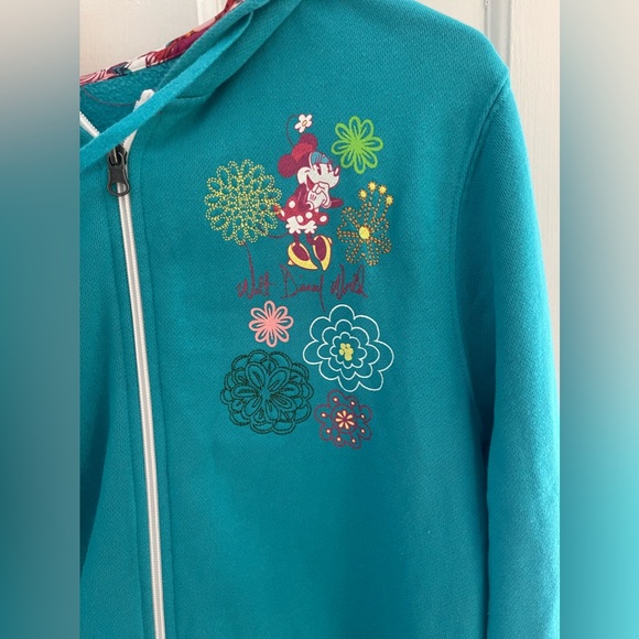 Disney Parks Walt Disney World Authentic Original Minnie Mouse Full Zip Large - Picture 2 of 7